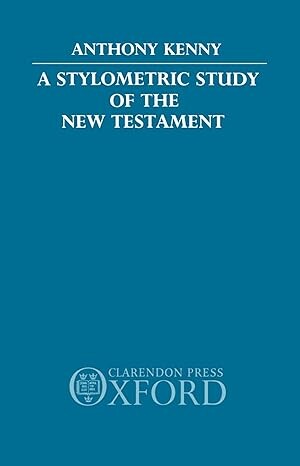 A Stylometric Study in the New Testament
