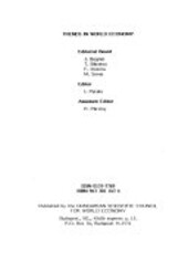Domestic Integration of the Soviet Economy :The Case of the Central Asian Republics