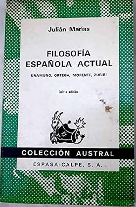 Filosofia española actual /