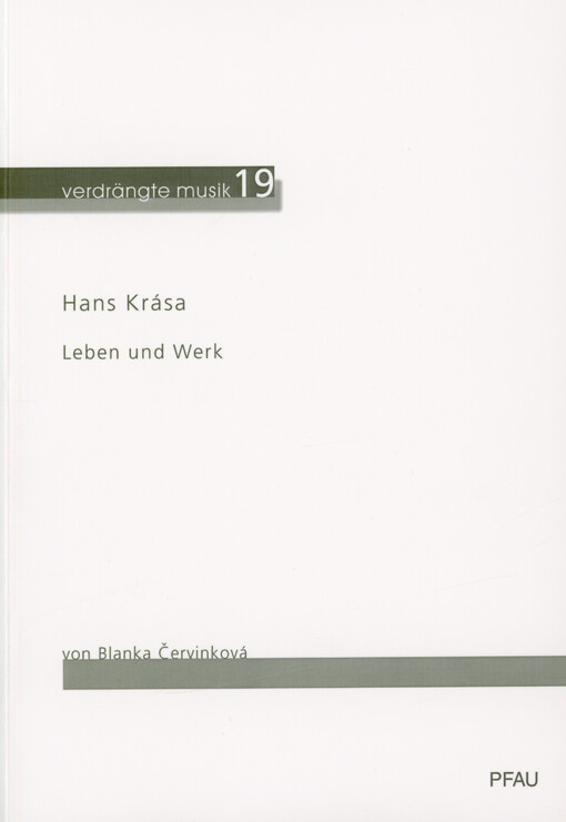 Hans Krása : Leben und Werk