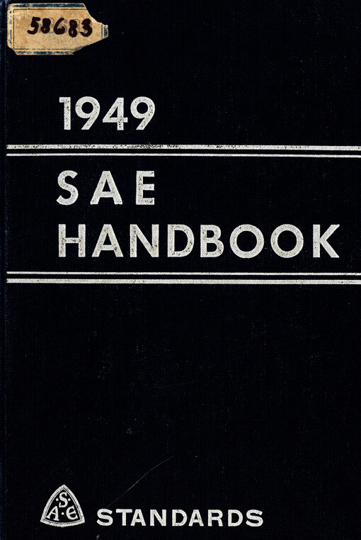 SAE handbook : 1949 edition