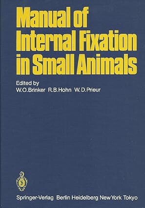 Manual of internal fixation in small animals