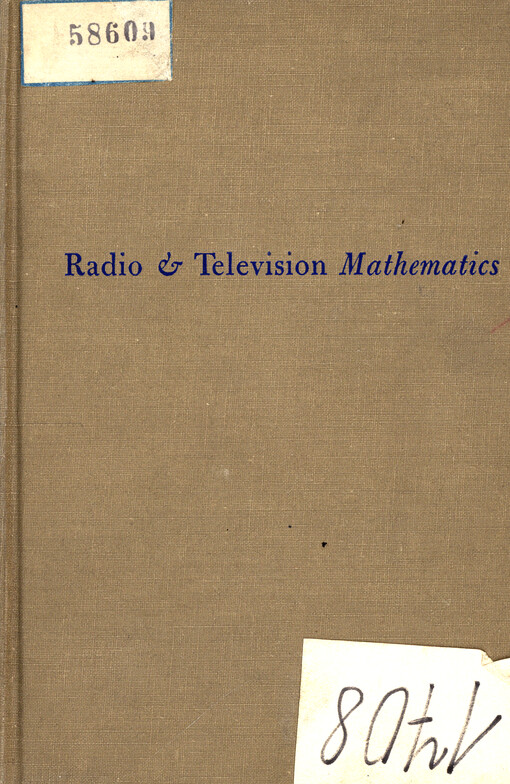 Radio and television mathematics : a handbook of problems and solutions