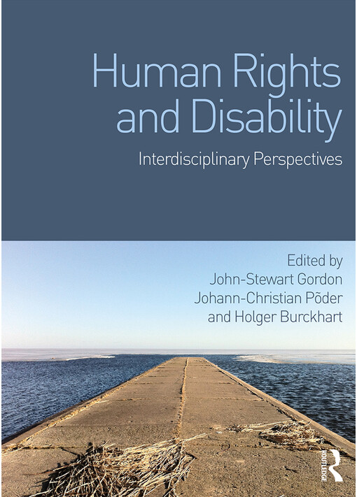 Human rights and disability : interdisciplinary perspectives