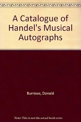 A catalogue of Handel's musical autographs /