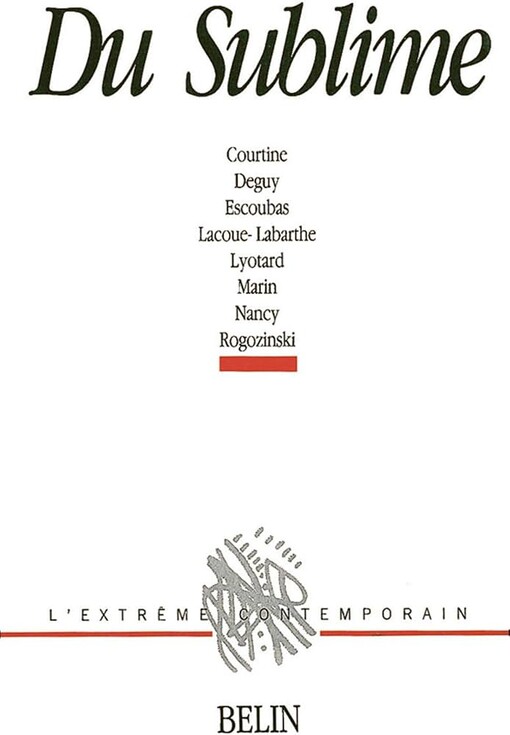 Du sublime /