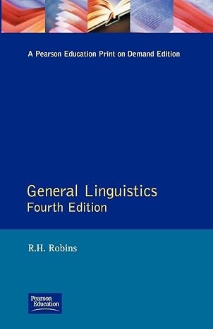 General linguistics :
