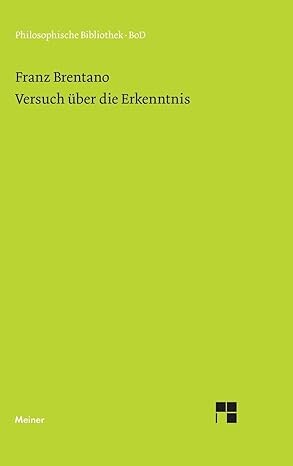 Versuch über die Erkenntnis
