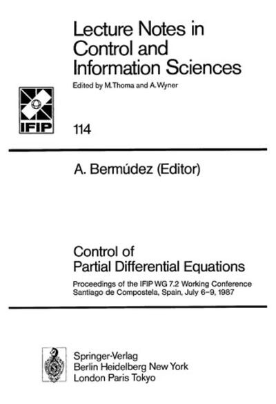 Control of partial differential equations :