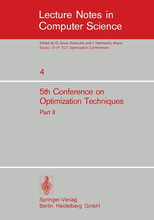 5th conference on optimization techniques.Part II.