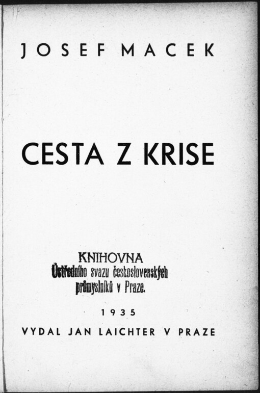 Cesta z krise
