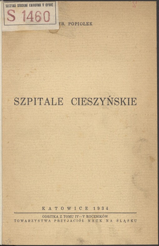 Szpitale cieszyńskie