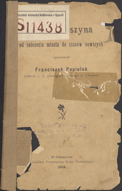Dzieje Cieszyna od założenia miasta do czasów nowszych