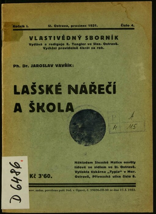 Lašské nářečí a škola