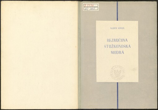 Bezručova Stužkonoska modrá