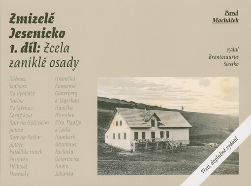 Zmizelé Jesenicko. 1. díl, Zcela zaniklé osady