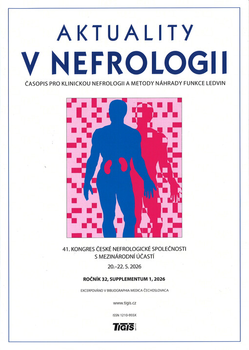 Aktuality v nefrologii : časopis pro klinickou nefrologii a metody náhrady funkce ledvin