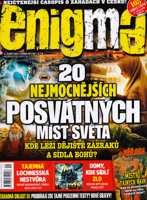 Enigma : záhadné události - tajná společenství - nevysvětlitelné úkazy - paranormální jevy - konspirační teorie