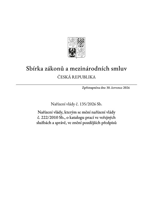 Sbírka zákonů a mezinárodních smluv : Česká republika