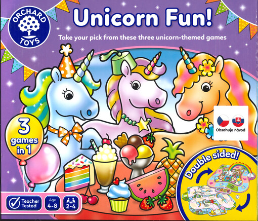 Unicorn Fun!. Take your pick from these three unicorn-themed games.