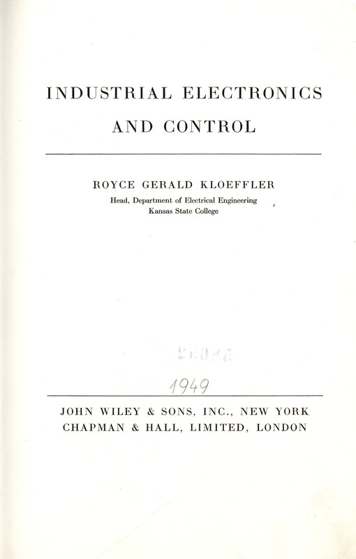 Industrial electronics and control