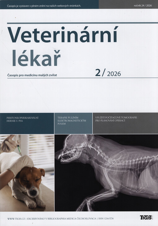 Veterinární lékař : časopis pro klinickou praxi v oboru malých zvířat
