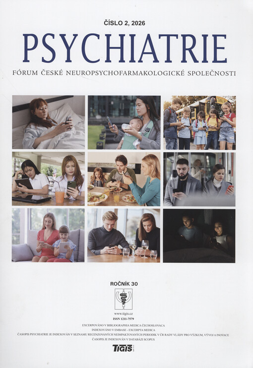 Psychiatrie : časopis pro moderní psychiatrii