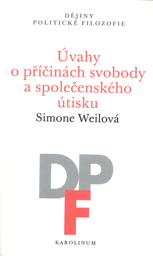 Úvahy o příčinách svobody a společenského útisku