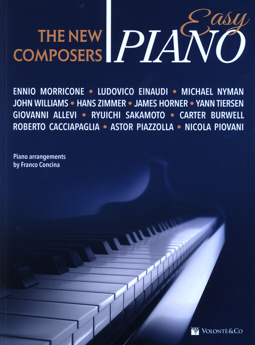 The New Composers : easy piano