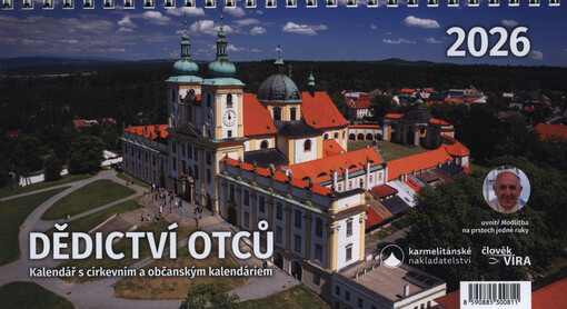 Dědictví otců 2026 : kalendář s církevním a občanským kalendáriem