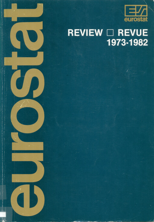 Eurostat review : revue 1973 - 1982