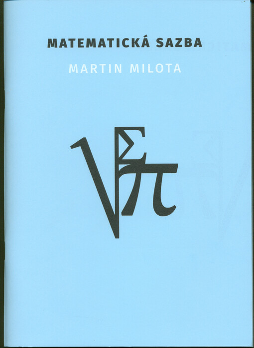 Matematická sazba
