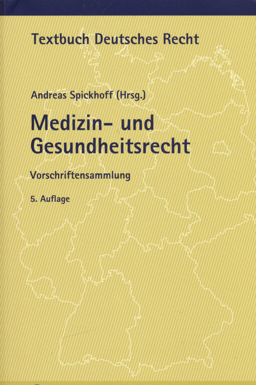 Medizin- und Gesundheitsrecht : Stand: April 2026
