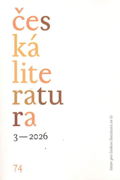 Česká literatura : časopis pro literární vědu