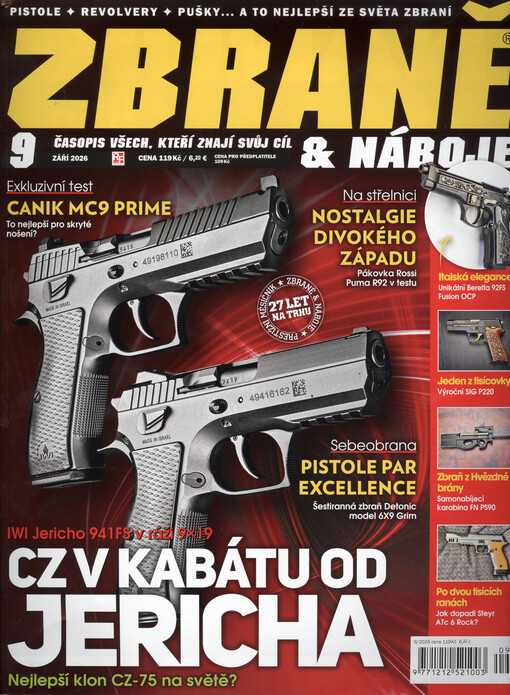 Zbraně & náboje : časopis muže, který zná svůj cíl