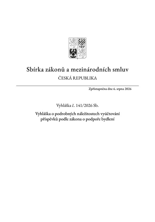 Sbírka zákonů a mezinárodních smluv : Česká republika