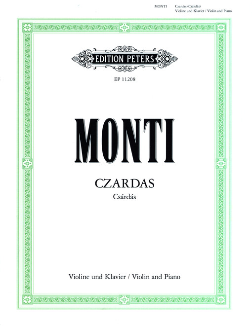Czardas : für Violine und Klavier = Csárdás : for violin and piano