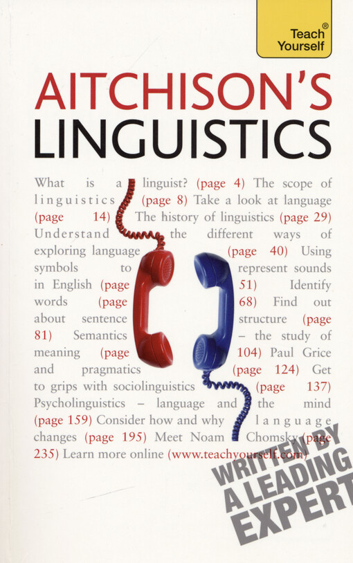Aitchison's linguistics Jean Aitchison