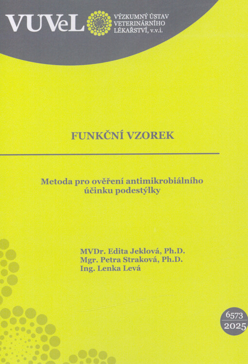 Metoda pro ověření antimikrobiálního účinku podestýlky