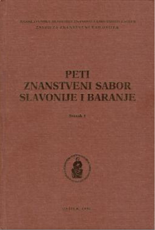 Peti znastveni sabor Slavonije i Baranje :Zbornik radova