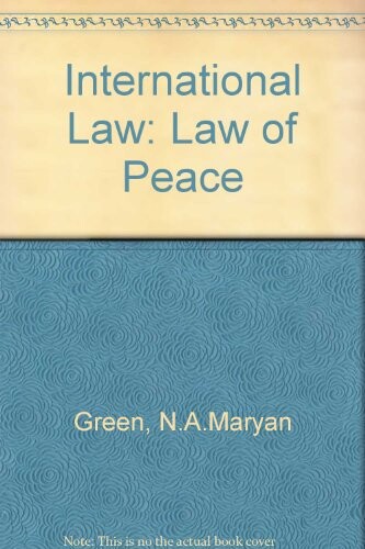 International law :law of peace