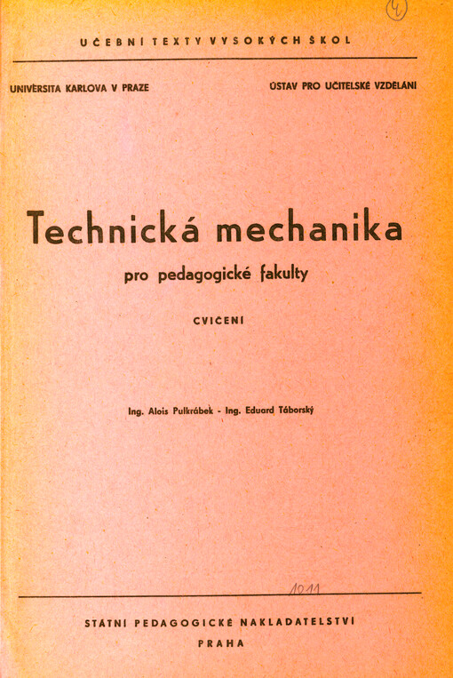 Technická mechanika pro pedagogické fakulty : cvičení