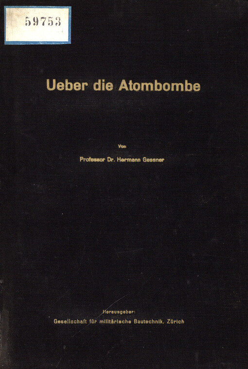 Ueber die Atombombe