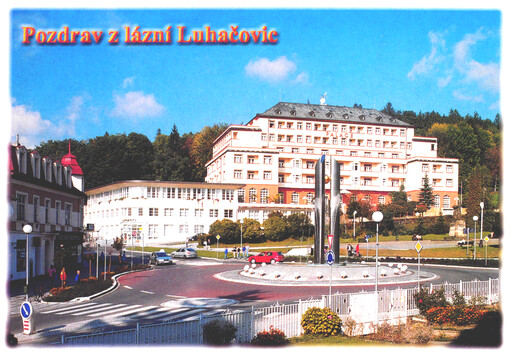 Pozdrav z lázní Luhačovic