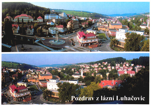 Pozdrav z lázní Luhačovic