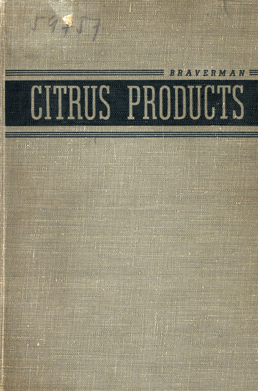 Citrus products : chemical composition and chemical technology