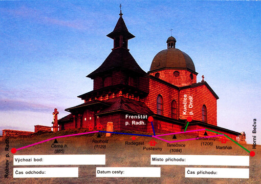 Beskydy - Radhošť (1129 m) : Kaple sv. Cyrila a Metoděje z l. 1896-98