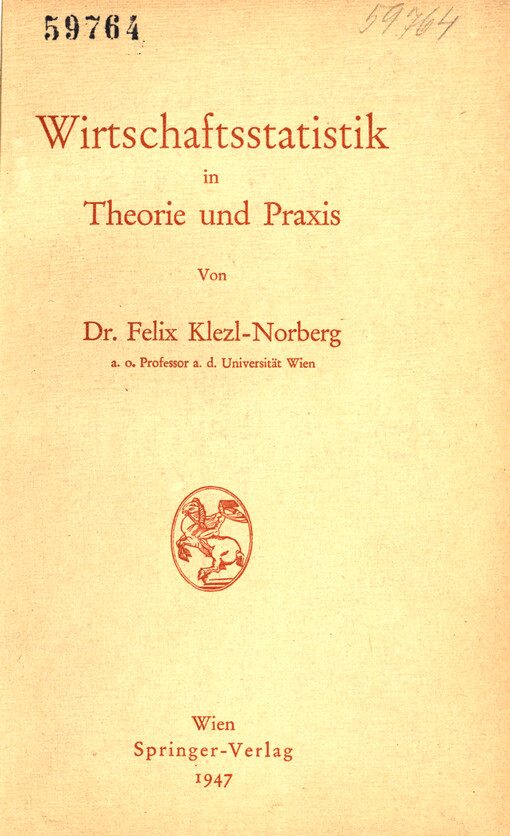 Wirtschaftsstatistik in Theorie und Praxis