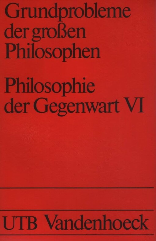 Philosophie der Gegenwart 6