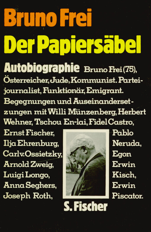Der Papiersäbel : Autobiographie